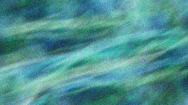 Abstract Blue Green Watercolor Texture Background with Soft Streaks