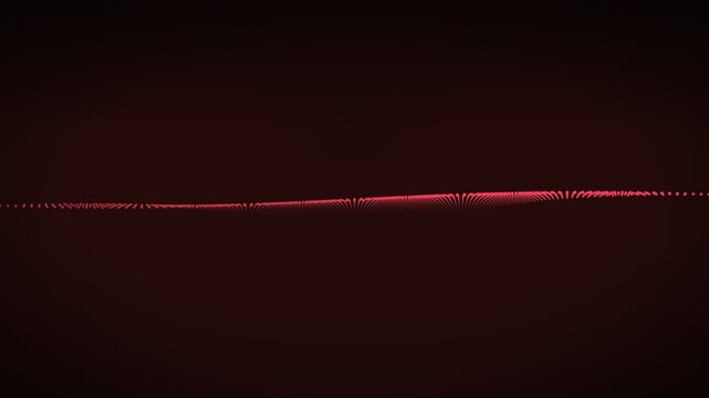 Crimson directional flow particle surface background, cinematic depth of field motion loop