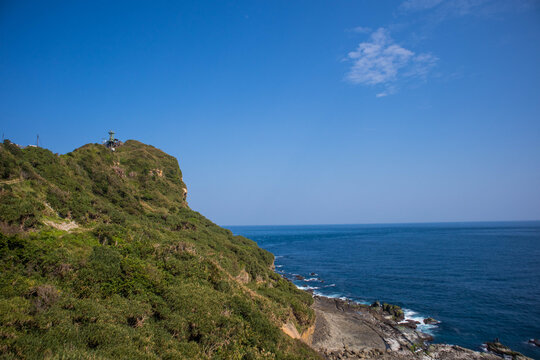 Wave cut rock platform at Bitou Cape