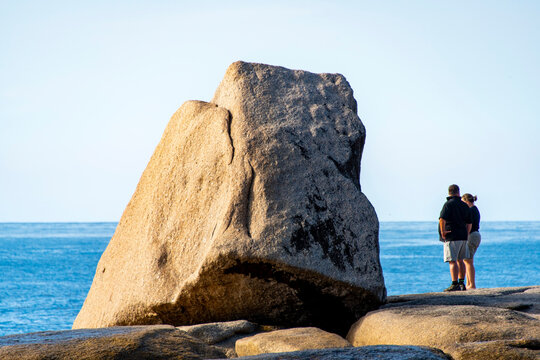 Granite Beach Coastline in Bicheno - Tasmania
