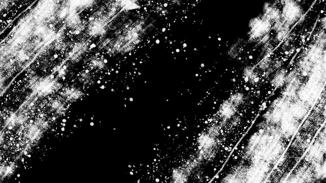 Hand-Drawn Monochrome Abstract Illustration