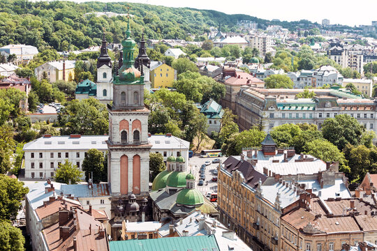 Dormition Church Complex in Lviv Ukraine