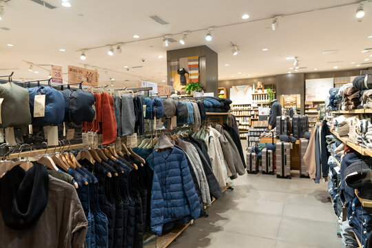 Interior shot of Muji store at iN City Park