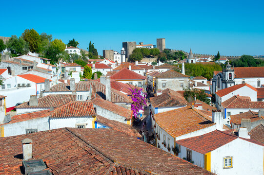 Obidos castle travel medieval Portugal
