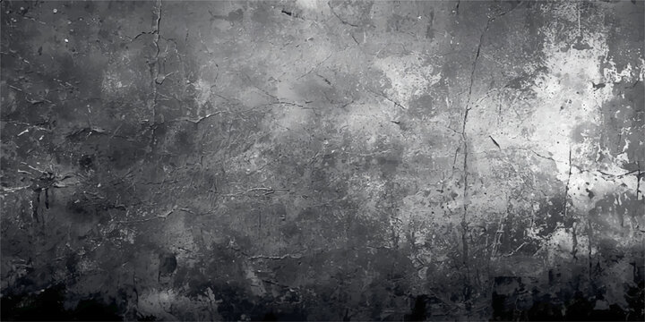 Grunge metal texture background with dark aged rough concrete surface and vintage grungy stone wall pattern