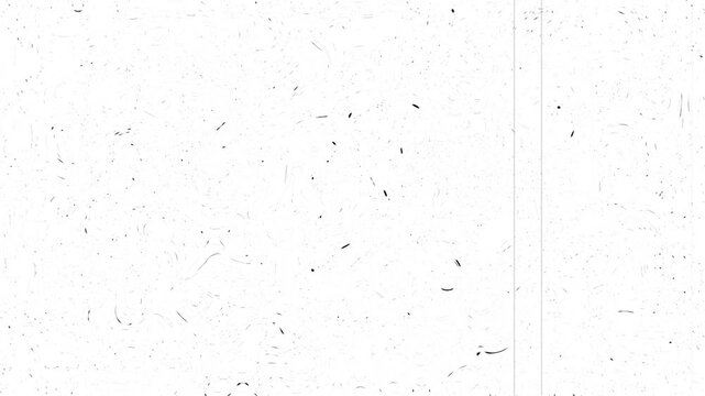 Old film tape defects Scratches on white background. alpha channel 4k