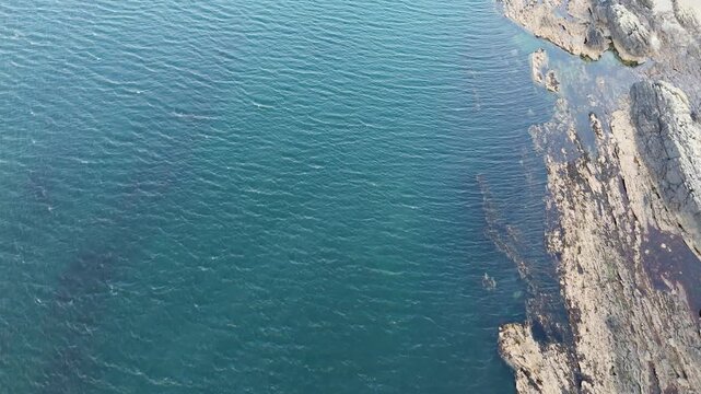 Aerial view of Carrickfad by Portnoo in County Donegal - Ireland