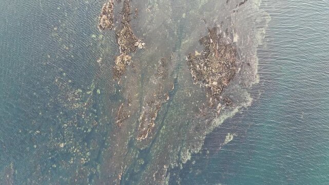 Aerial view of Carrickfad by Portnoo in County Donegal - Ireland