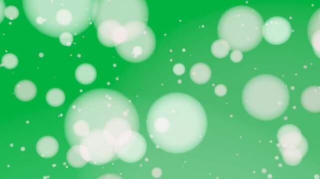 Pink wash appearing, bokeh orbs growing, splitting into particles, revealing alpha background