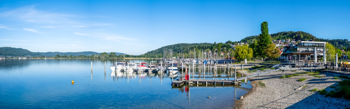 Ufer, Bodman Ludwigshafen, Bodensee, Deutschland 