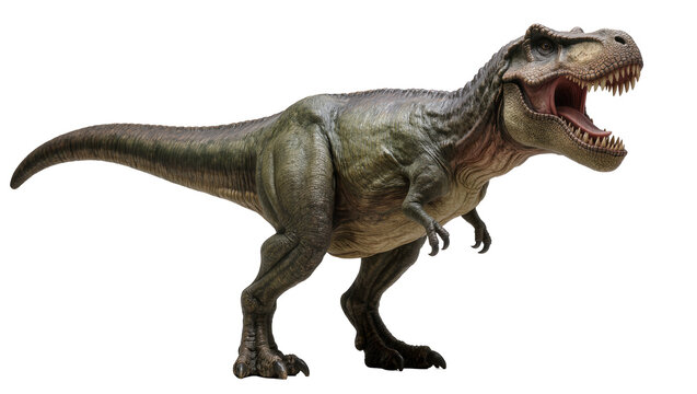 Tyrannosaurus Rex dinosaur roaring with mouth open