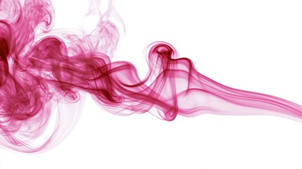 Fototapeta premium Swirling Red Smoke Wave Background Design Element