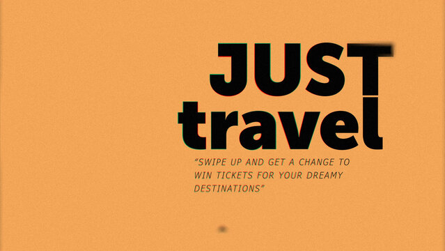Passport Text - Professional travel-inspired text animation with polished typography for destination promos, tourism campaigns and cinematic travel content