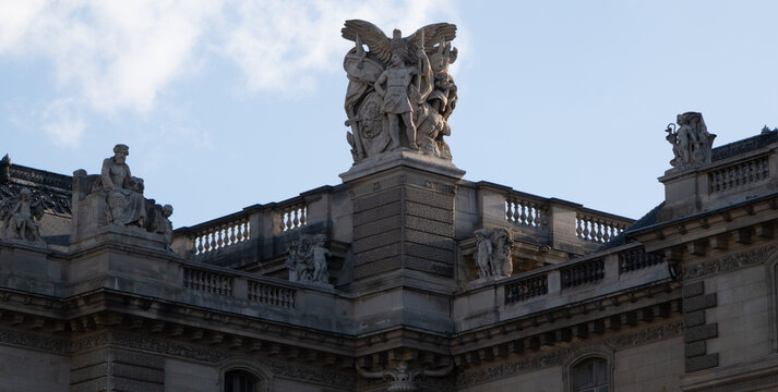 Classical/Neoclassical building fa&ccedil;ades, columns, pediments, Statues, Greco-Roman shapes and design, Ornaments... From this Architectural style inspired by Classical Antiquity. Mostly taken in Paris.
