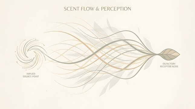 Abstract scent flow and olfactory perception