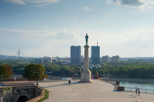 Pobednik Victor monument Belgrad Serbia