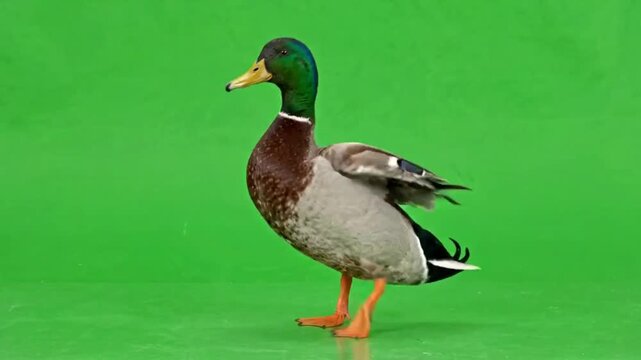 The iconic Dancing Duck Meme with duck dance chroma key effect on a Duck Green Screen background, a popular Duck Meme