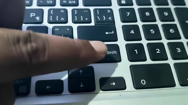 Shift Button pressing on Keyboard 