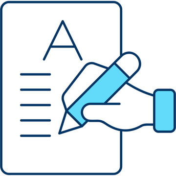 Handwriting Practice Icon