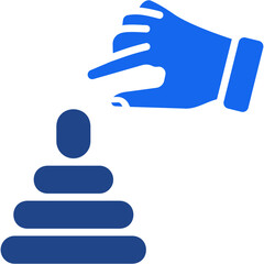 Fototapeta premium Fine Motor Icon