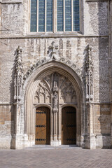 Fototapeta premium The Church of St. Nicholas is one of the oldest and most prominent monuments in the city of Ghent, Belgium.