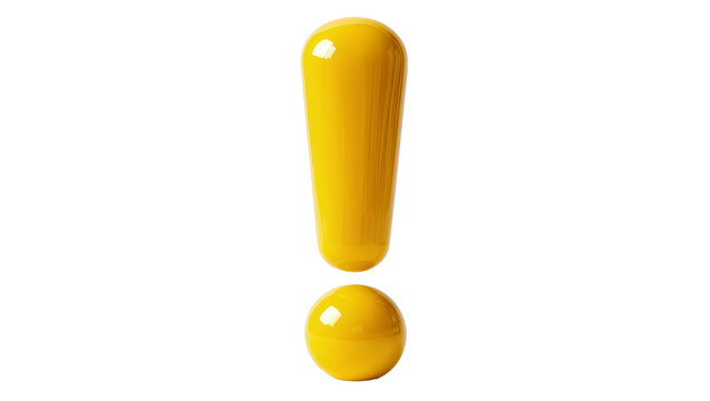 Yellow Exclamation Mark Symbol