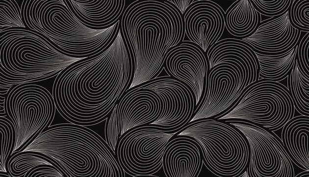 seamless minimalist thin line geometric pattern elegant abstract wire background