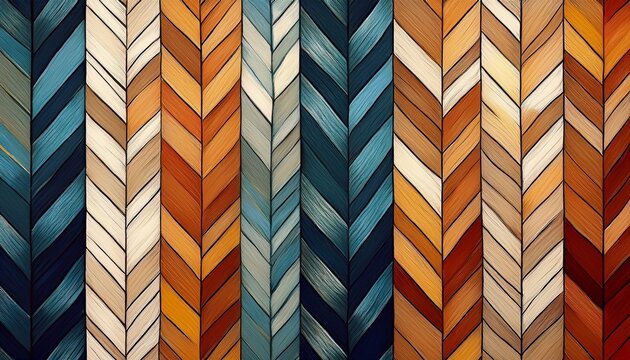 abstract vertical herringbone pattern with sketch texture