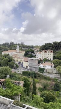Panorama of Sintra, Portugal