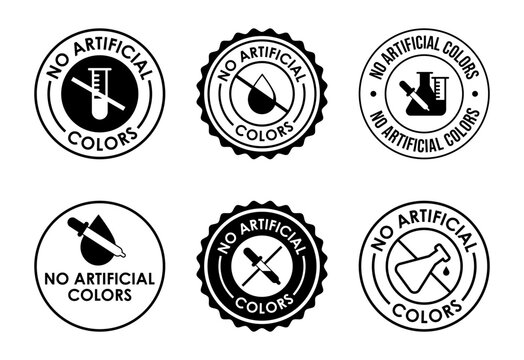 Set of vector icons no artificial colors