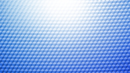 Fototapeta premium Abstract Blue Cube Pattern Representing Digital Innovation, Precision Structure, and Future Connectivity in Modern Design