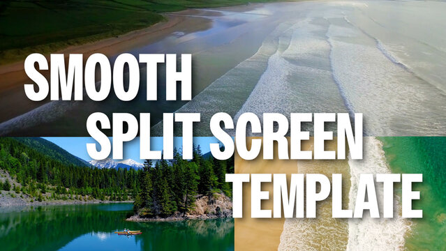 Smooth Split Screen Transition Template