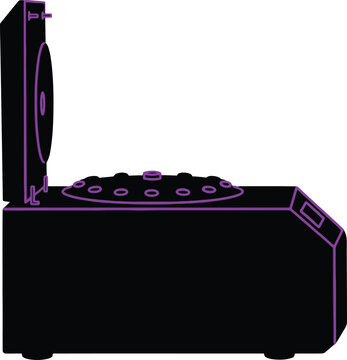 Laboratory centrifuge machine with open lid