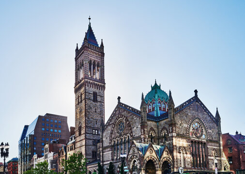 The Old South Church, built in 1873, located in Boston's Back Bay neighborhood, Boston, Massachusetts, New England