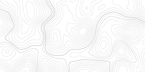 Topographic line contour map background,.Light topographic topo contour map background, geographic grid map.Abstract vector illustration. . © MDSOHEL