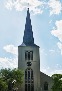 The First Parish in Cambridge, a Unitarian Universalist church located in Harvard Square, Massachusetts, New England