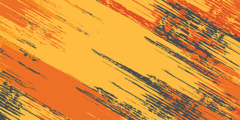 Sublimation jersey design vector brush modern grunge camouflage background paint splash splashes bold stripes brush orange stripes abstract. eps 10 © Samsul