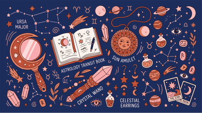 Astrology Crystals and Magic Tools.