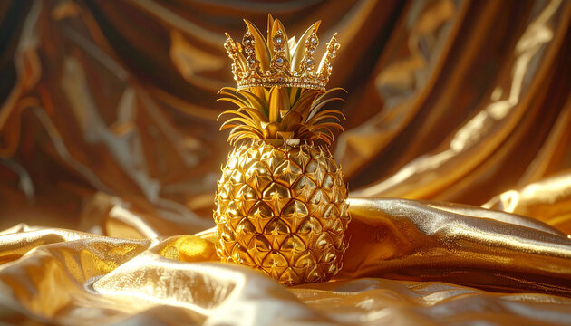 Royal Golden Pineapple Display