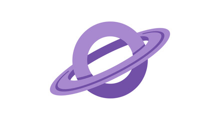 Purple Planet Ring System Illustration. © Mus