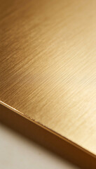 Fototapeta premium Close-up of a brushed gold surface featuring intricate textures