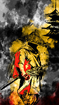 fireman with axe and fire