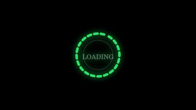 Orbital lock loading symbol with concentric rings and tightening brackets