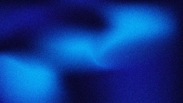 Vibrant Blue Grainy Abstract Noise Texture Background