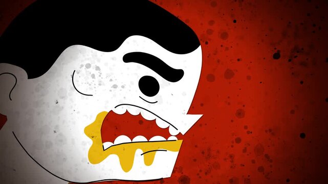 man with binge eating disorder consuming burgers compulsively