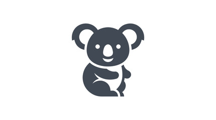 Fototapeta premium Cute Koala Bear Icon Design Illustration.