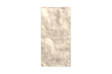 Fototapeta premium Old parchment paper texture overlay with transparent background for vintage style graphic design project work.