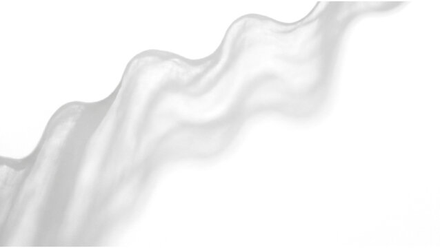 Minimalist ripple shadow overlay isolated on transparent background creating soft flowing silhouettes for elegant photography edits and artistic light design projects for creative digital work