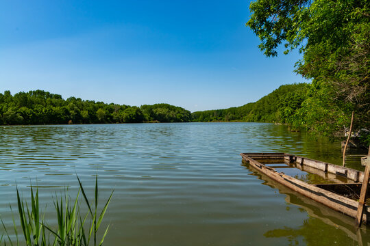 Martely backwater of the Tisza river