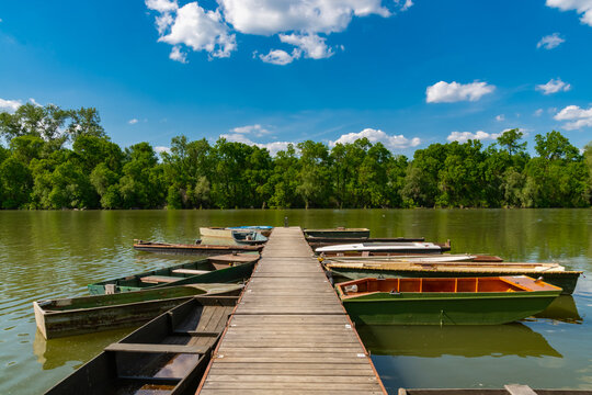 Martely backwater of the Tisza river